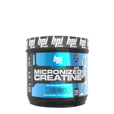 Creatina monohidratada BPI 600 grs suplemento deportivo para fuerza y rendimiento