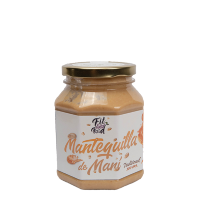 Mantequilla de mani fit and food