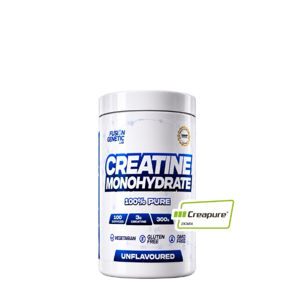 Creatine Monohydrate 100% Pure - Frontal - Fusion Genetic Lab