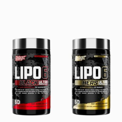 Pack Lipo 6 Black UC + Lipo 6 Hers quemador de grasa Nutrex