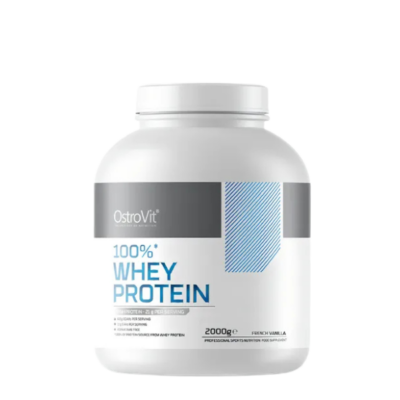 Proteína OstroVit 100% Whey Protein 2000 g sabor French Vainilla suplemento deportivo en polvo
