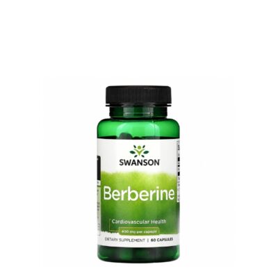 Berberina Swanson 400 mg, suplemento dietario de 60 cápsulas