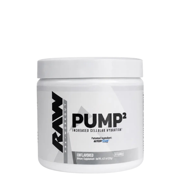 RAW Pump2 Glycersize pre workout sin sabor 120 g, 20 servicios